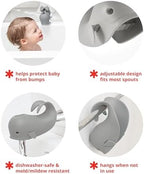 Skip Hop Baby Bath Spout Cover Universal Fit MOBY Grey - Image 3