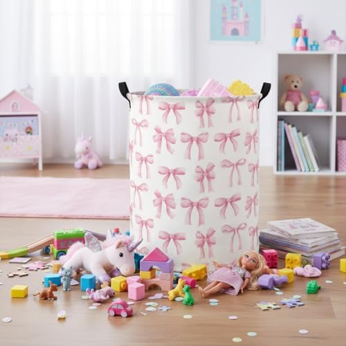 Baby Laundry Basket Kids Hamper Toy Storage Bin - Image 3