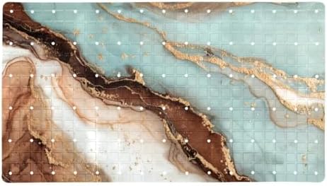Bathtub Mat Non Slip 26.8x15.1In, Bathroom Decor PVC Shower Mats by Anna+Cowper