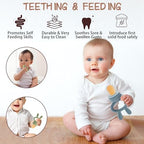 Easter Bunny Baby Breastmilk Popsicle Molds & Baby Fruit Feeder, Infant Food - Image 6