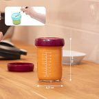 Babymoov Babybols Glass Baby Food Storage Jars, 8 oz - Image 4
