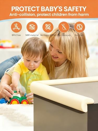 Baby Corner Protector Guards, 16.4FT 0.47'' Thick, Peel and Stick - Image 4