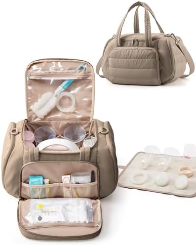 Marscamd Quilted Breast Pump Bag Compatible by Marscamd