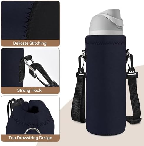 AUPET Water Bottle Sling Bag Carrier Crossbody Sleeve, Insulated Neoprene - Image 5