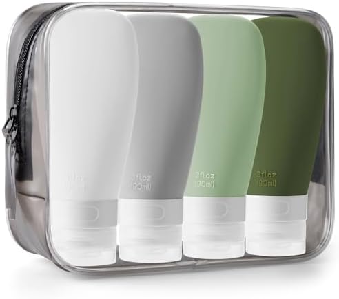 INSFIT Travel Bottles for Toiletries, TSA Approved 3oz Travel Size Containers by INSFITPortableTravelBottles
