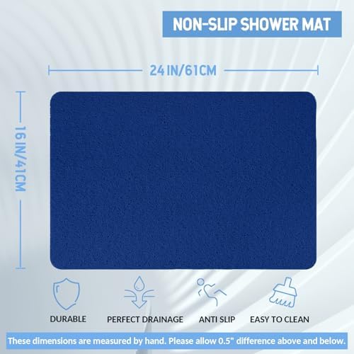 Hargiis Non-Slip Bathtub Mat, Anti Slip Shower Mat, Fast Drying Bathtub Mats - Image 2
