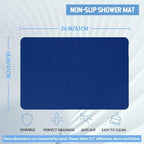 Hargiis Non-Slip Bathtub Mat, 2 Pack Anti Slip Shower Mat, Fast Drying Bathtub - Image 2