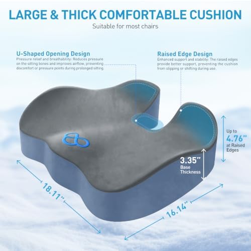BlissTrends Memory Foam Seat Cushion - Image 3