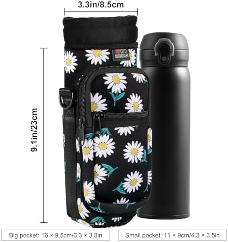 Nuovoware Water Bottle Carrier Bag, 25oz/32oz Bottle Pouch Holder, Adjustable - Image 4