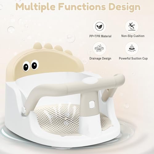 Baby Bath Seat for Babies 6 Months & Up Sitting Up - Image 3