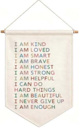 I Am Affirmations Classroom Signs, Positive Classroom Decor by ZEARPT