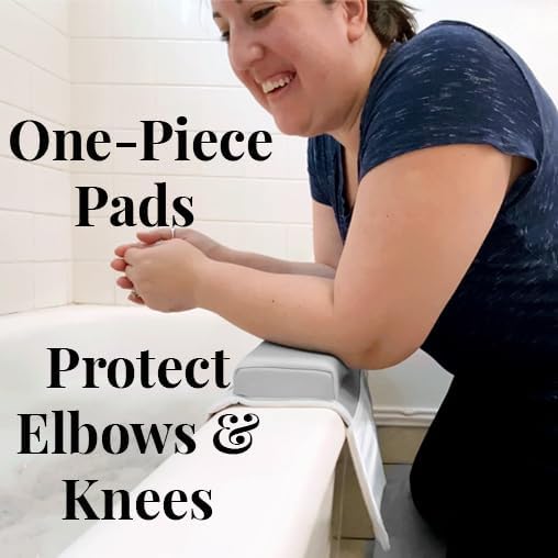 Bath Kneeler & Elbow Rest–Thick, Non-Slip 1-Piece Pads Protect Elbows and Knees - Image 4