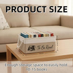 TBR Book Storage Basket Bin - Image 2