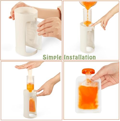 PandaEar Squeeze Station for Baby Puree Food Storage - Image 5