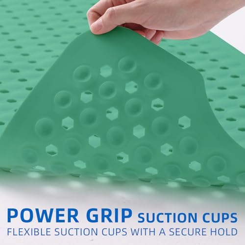 ZHICHENG Bath Tub and Shower Mats, Non-Slip 39 x 16 Inch Extra Long Bath Mat - Image 2