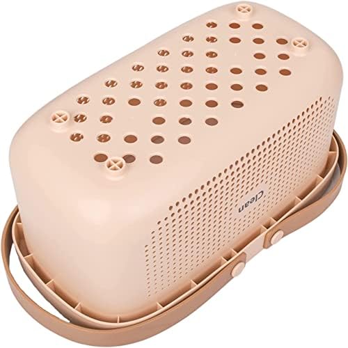 Shower Caddy Basket With Draining Holes, Portable Thickened Plastic Organizer - Image 3