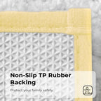 GRANNY SAYS Yellow Bathroom Rug, Cute Bath Mat - Image 7