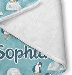 Custom Crib Bedding Set for Boys Girls Gifts Penguin Design Color15 - Image 6
