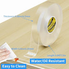 Clear Edge Protector Strip, 3 Pack x 0.8in x 9.84FT - Image 2