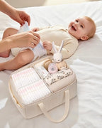 Baby Diaper Caddy Organizer for Wipes, Diapers Storage Basket - Image 6