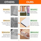Lifewit 4" High Upgrade Drawer Divider, Adjustable Drawer Organizer Clothes - Image 4