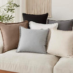 Foindtower Decorative Linen Fringe Throw Pillow Covers Cozy Boho Farmhouse - Image 7