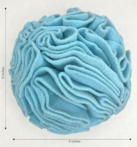 Glory To Dog Medium Breed Snuffle Foraging Dog Puzzle Ball Toy Blue Large - Image 4