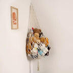Amdermi Stuffed Animal Hammock Corner, Boho Macrame Plush Toy Storage Net by Amdermi