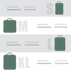 PANDA JOYS 4 Set Compression Packing Cubes Travel - Image 5