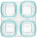 OXO Tot Glass Baby Blocks Food Storage Containers, 4 oz - Image 2