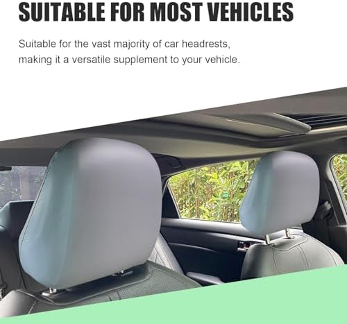 Shakas 2 PCS Cars Headrest Covers, Full Wrap-around Non-marking Fit - Image 5