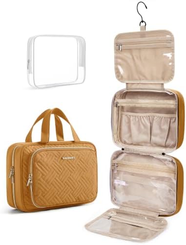 BAGSMART Toiletry Bag Hanging Travel Makeup Organizer by BAGSMART