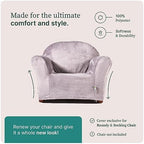 Roundy Chair Slipcover for Kids Chairs – Soft Minky Polyester Replacement Cover - Image 2