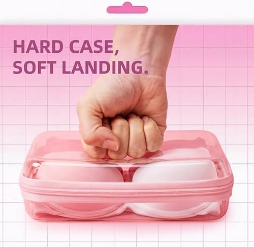 CoiiJoii 3PCS Large Clear Hard Shell Zippered Case, Diaper Bag Organizing - Image 5