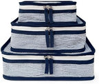 Seersucker Packing Cubes, 3 Pack Blank by BLANKSMALL