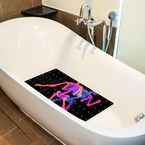 Bath Tub Shower Mat, Washable Bathtub Floor Mats, Suction Cups and Drain Holes - Image 5