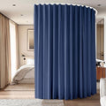 Room Divider Ceiling Mounted Curtains Track Sets Extra Wide Blackout Curtain by CBSROROHome