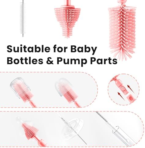 LEQXGO Travel Baby Bottle Cleaner Kit - Image 3