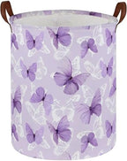 Kids Laundry Hamper, Butterfly Laundry Basket Collapsible Girls Storage Baskets by Sanjiaofen