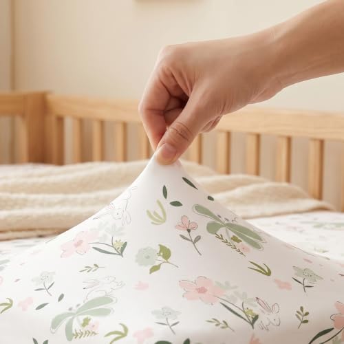 3 Pack Baby Crib Sheets for Boys Girls 52x28 Fitted Crib Sheet - Image 7