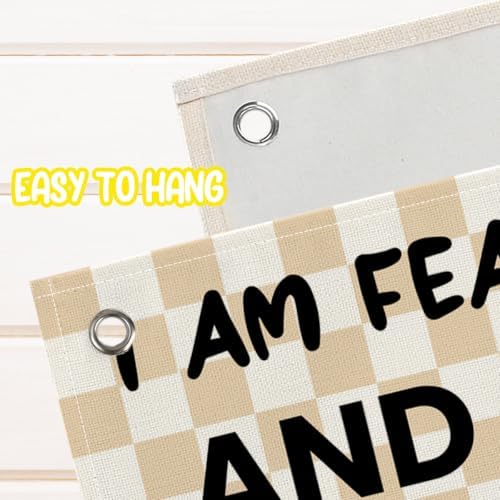 Bible Verse Kids Room Decor Christian Nursery Wall Hanging Flag 30"x20" - Image 3