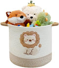 Toy Storage Basket, blanket basket, Cotton Rope Woven Laundry Hamper by Mzzelry