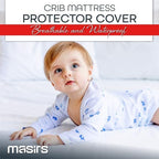 Masirs Crib Mattress Protector Cover - Image 2