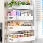 HuggieGems Upgrade White Magnetic Spice Rack by HuggieGems