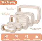 5PCS Diaper Bag Organizer Pouch Set Waterproof Travel Makeup Bag - Image 2