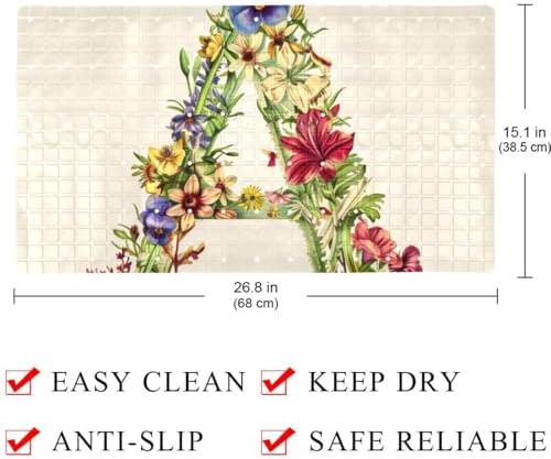 Bathtub Mat Non Slip 26.8x15.1In, Personalized Bath Mat - Image 4