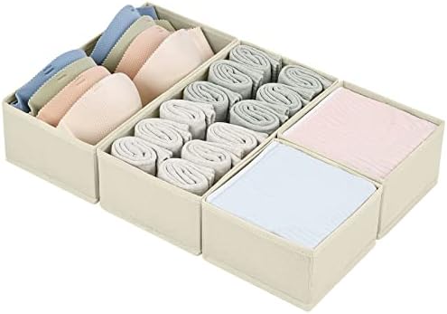 DIMJ Drawer Organizers Clothes, Dresser Organizer Bins by DiMJ