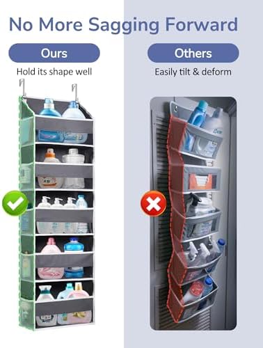 ULG 2 Pack 5-tier Over the Door Organizer Dark Gray - Image 4