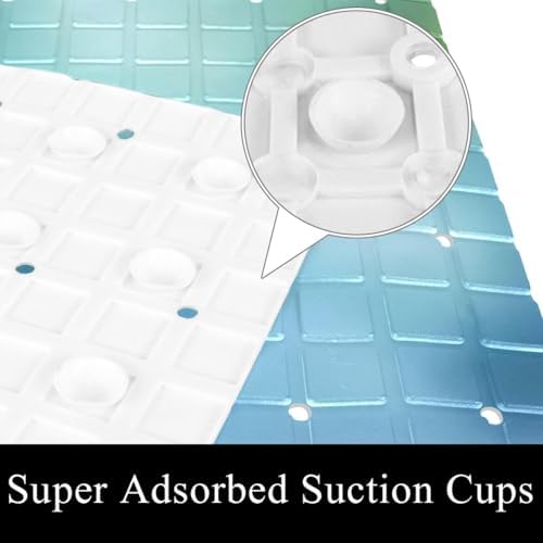 Shower Mat Non Slip, 26.8 x 15.1 Inch Bathtub Mat - Image 3