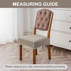 Genina Waterproof Chair Covers Set of 2, No Rear Covers - Image 4